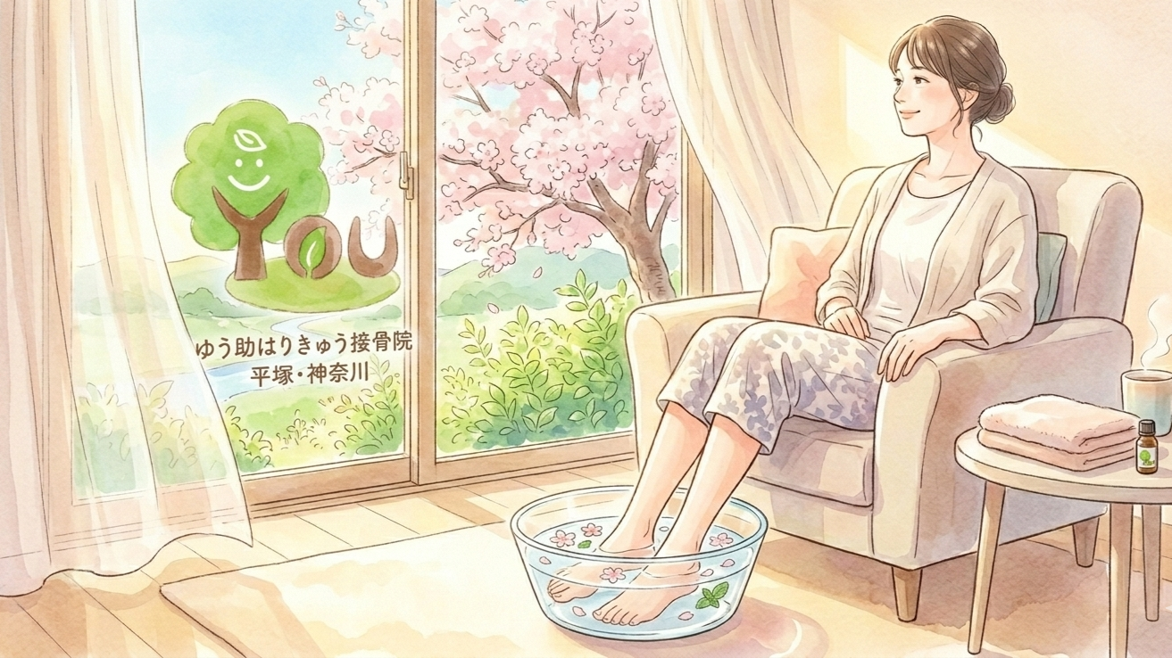 【春は足が「むくみ」やすい!】その理由と簡単セルフケア